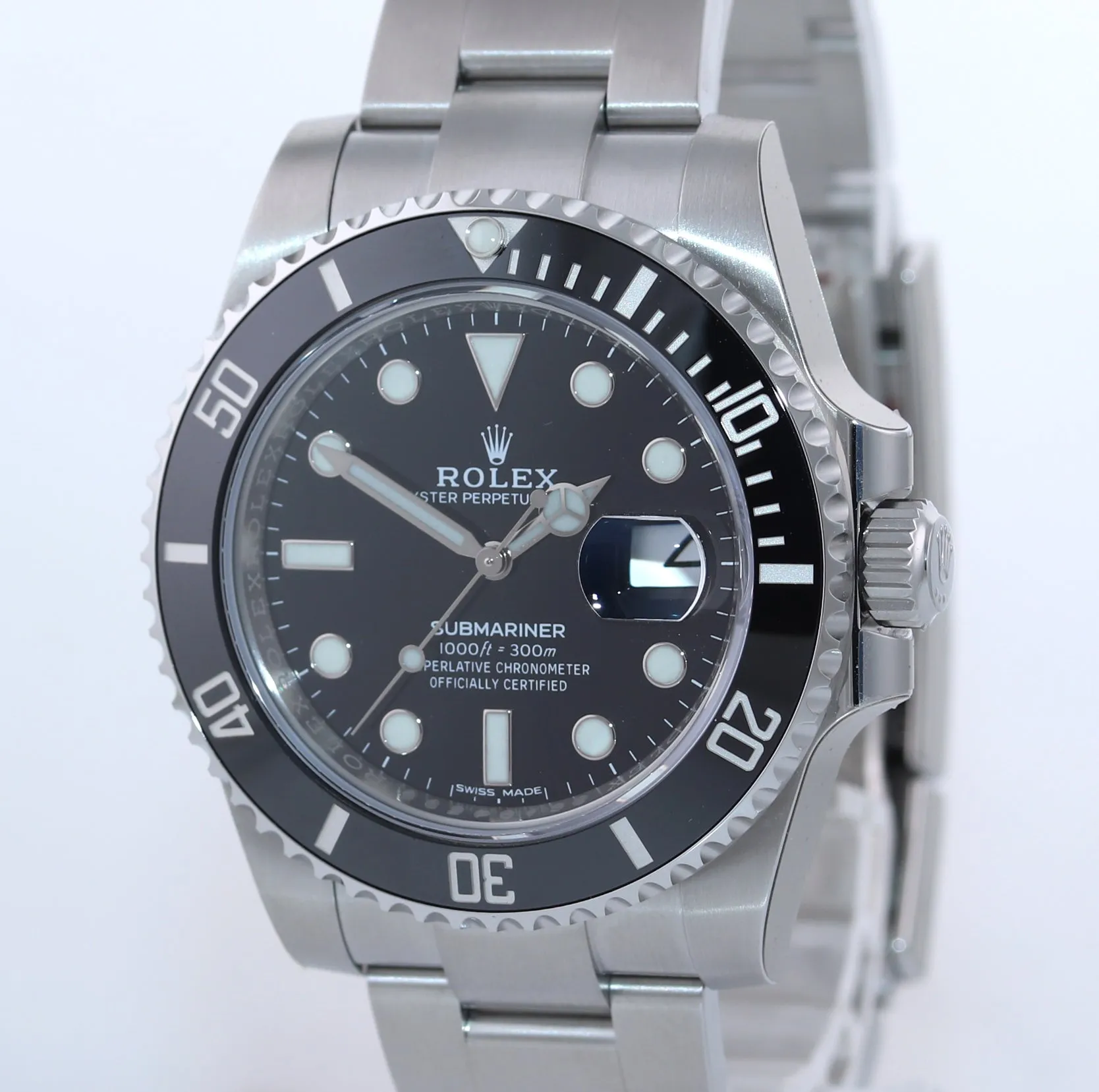 2020 NEW STICKERS PAPERS Rolex Submariner 116610 Steel Black Ceramic Watch Box