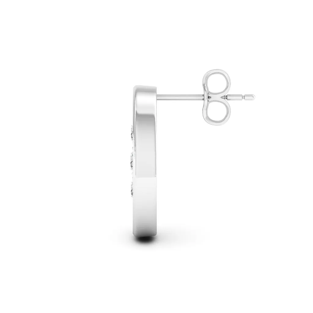 2.08 d.e.w cts Amara Moissanite Stud Earrings