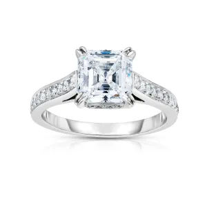 2.24CT PRINCESS CUT ENGAGEMENT RING