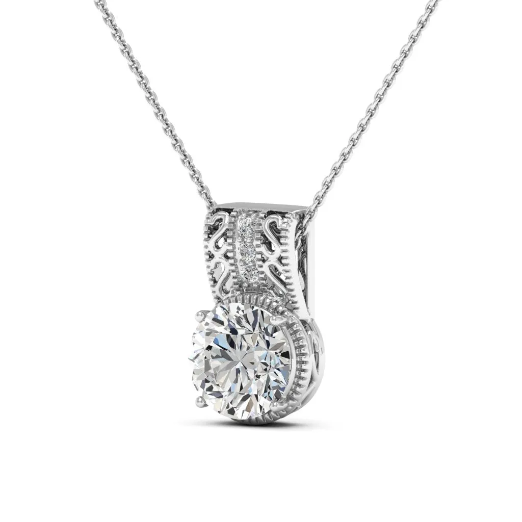 2.81 d.e.w cts Laryssa Moissanite Necklace