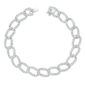 2.86ctw Diamond Link Bracelet