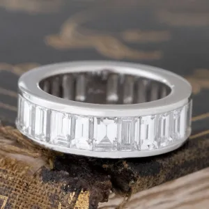 4.41ctw Baguette Cut Diamond Eternity Band