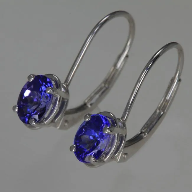 5.02 ct Tanzanite Trilliant Earrings: Customize Your Own