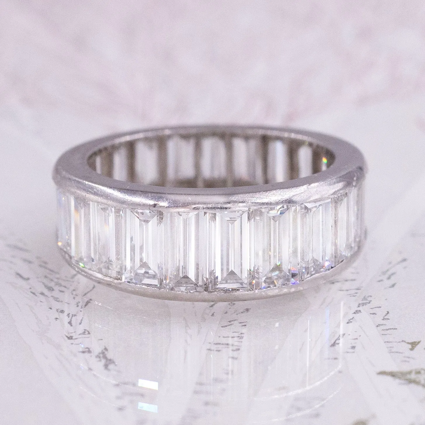 6 Carat Baguette Diamond Eternity Band