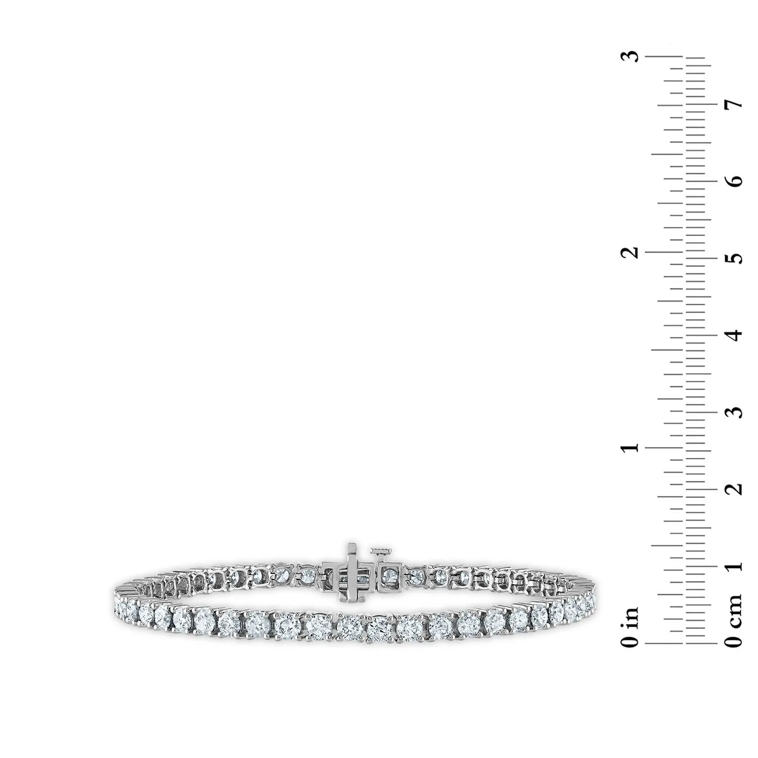6 CTW Natural Diamond 7-inch Tennis Bracelet in 10KT White Gold