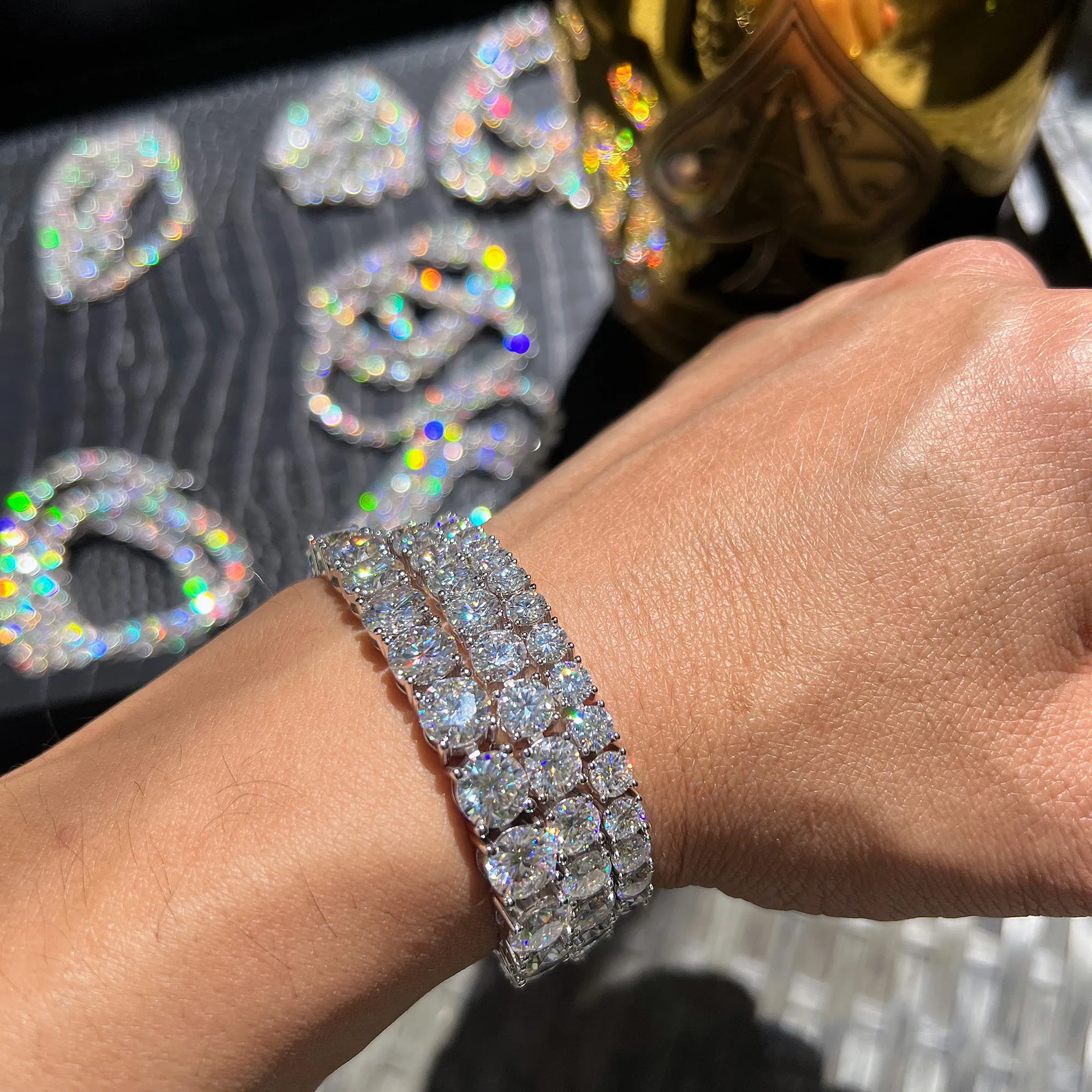 6.5MM Premium VVS Moissanite Tennis Bracelet