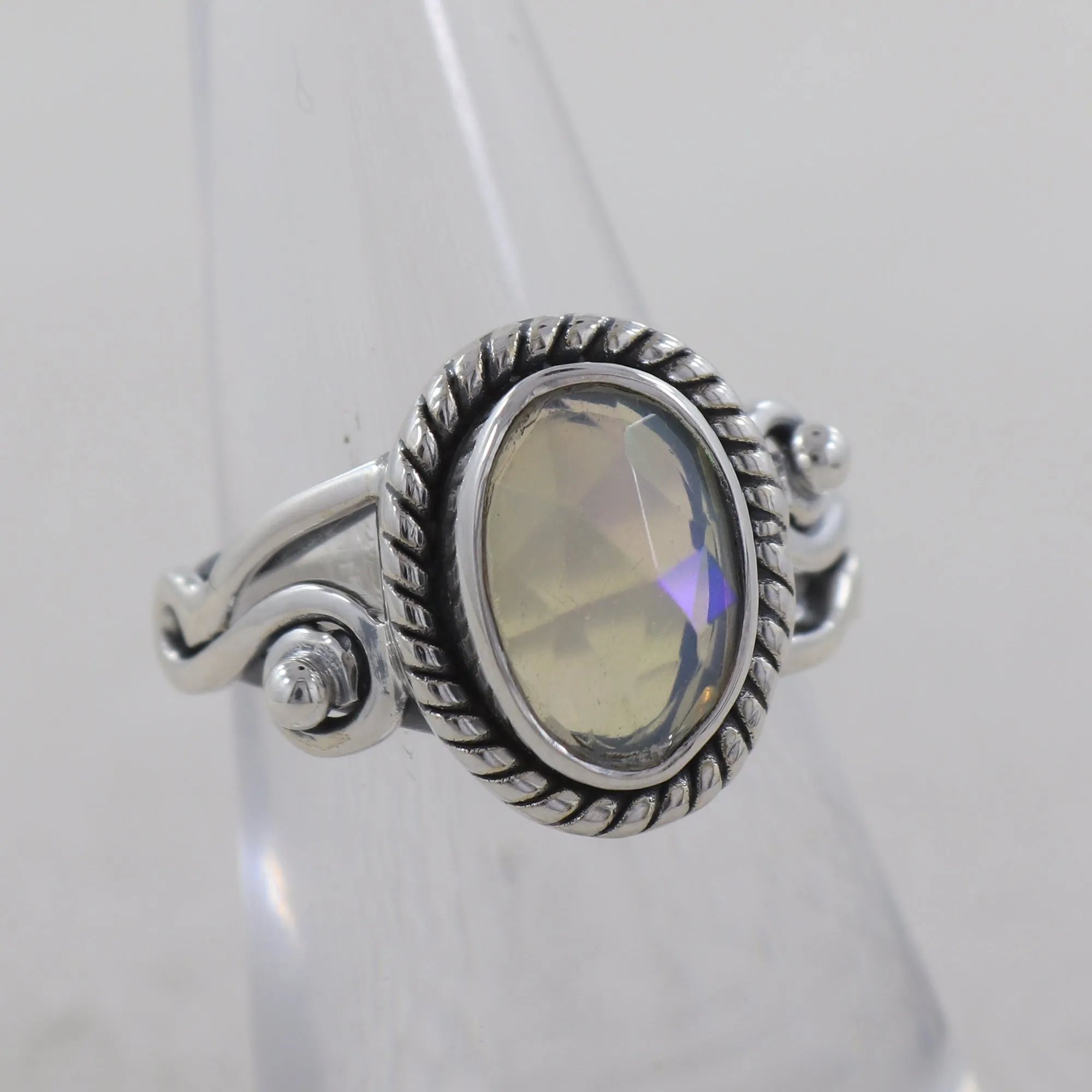 925 Starling Silver Herkimer Diamond Rings