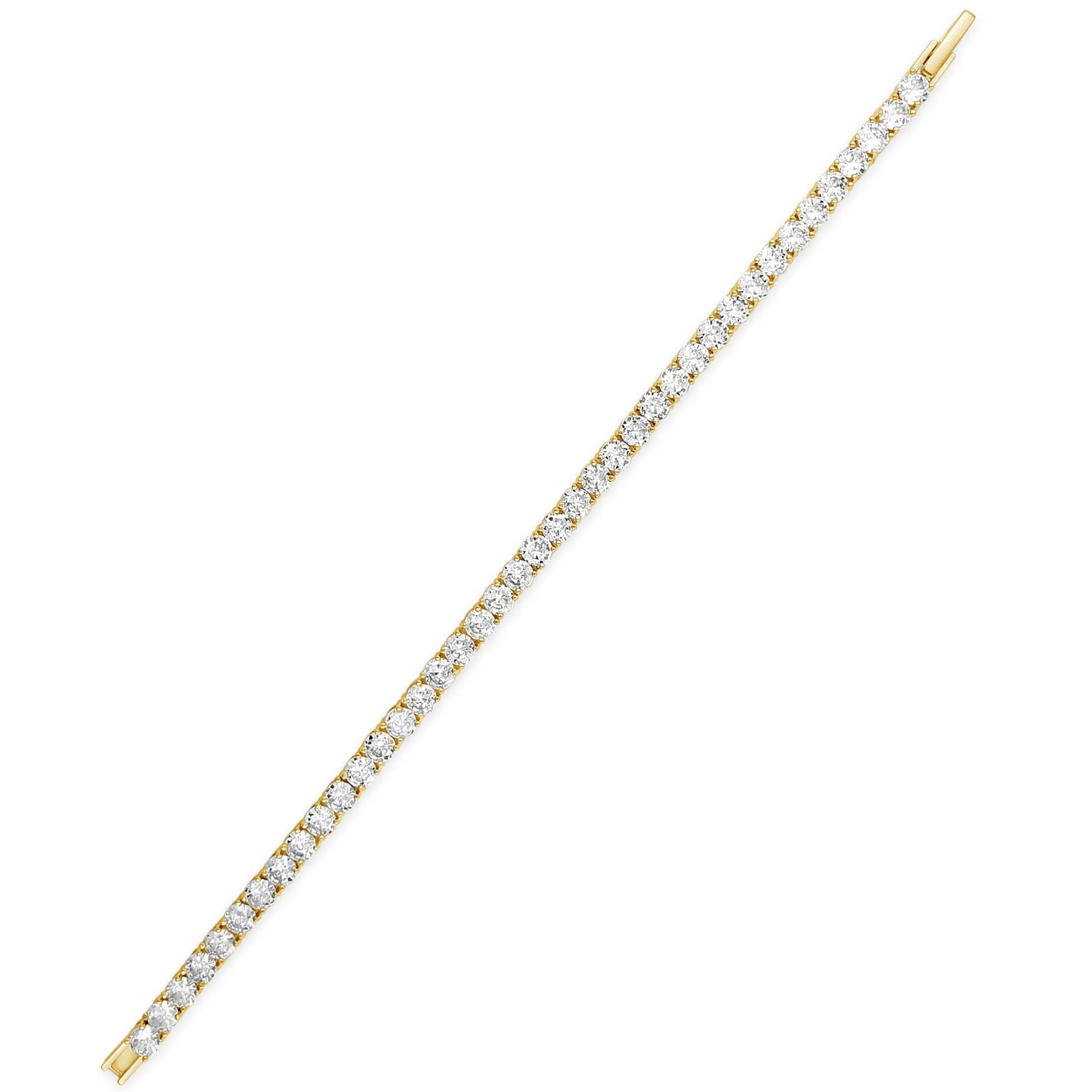 Absolute Gold Tennis Bracelet