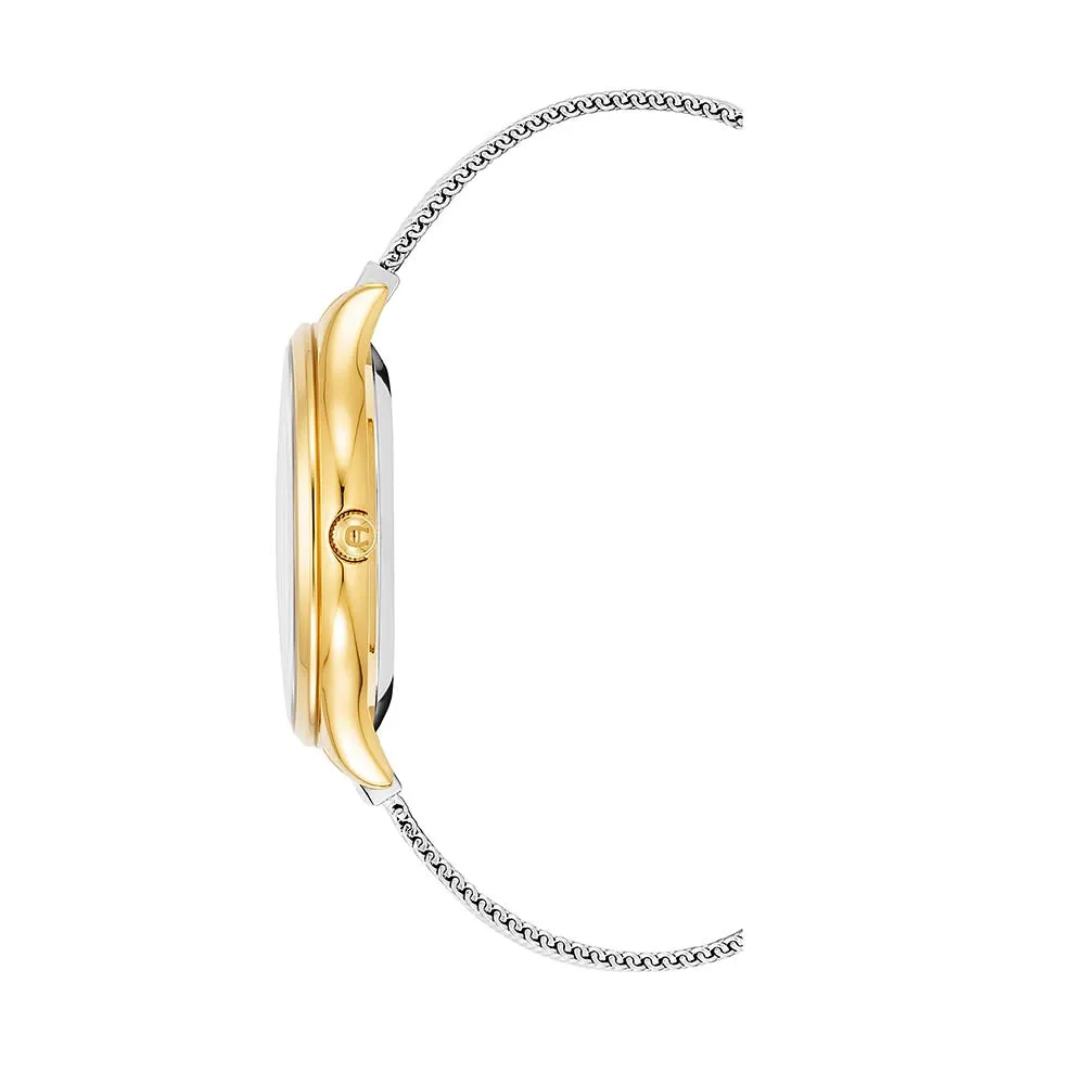 Aigner VELLETI  Ladies- Stainless Steel and Mother-of-Pearl Dial Watch