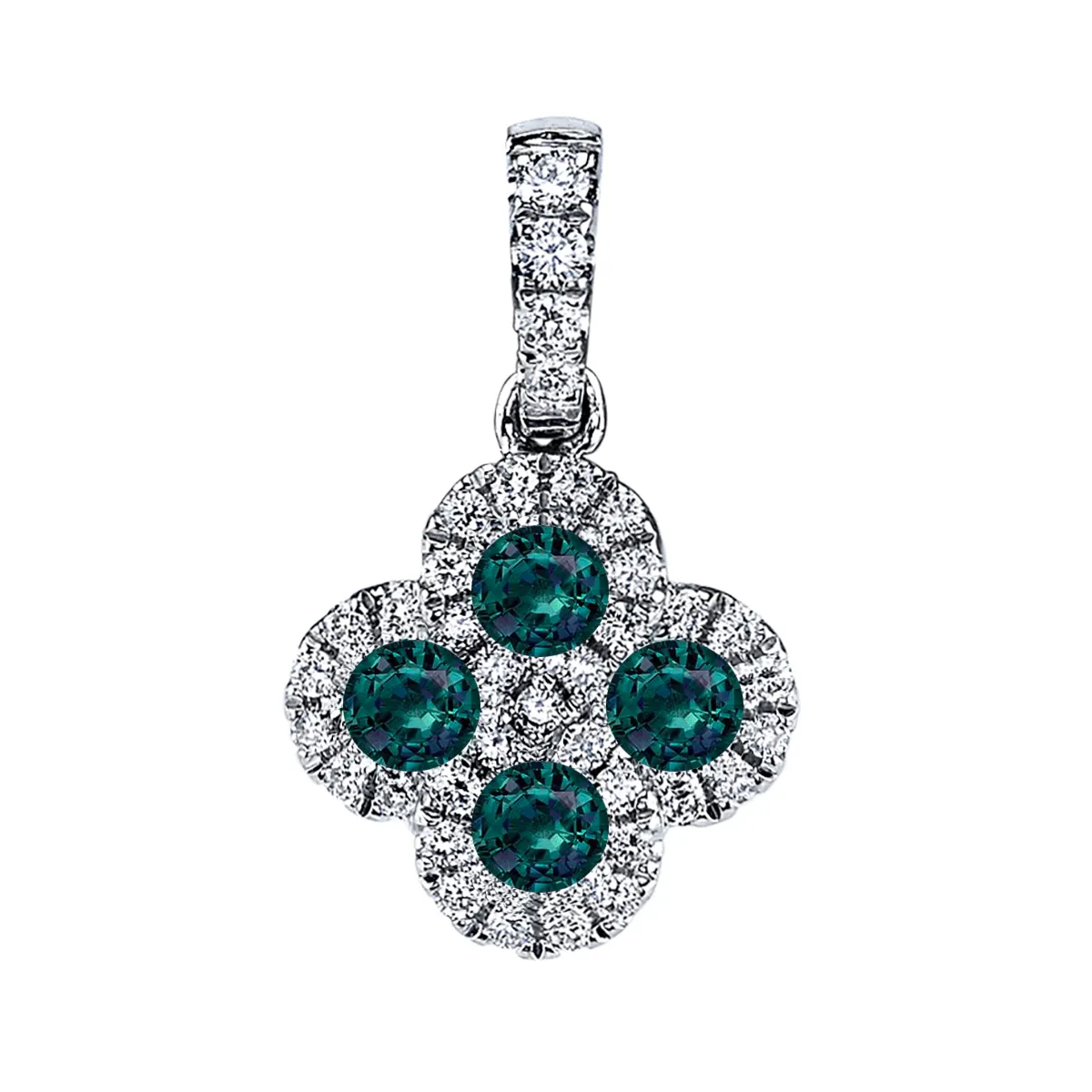Alexandrite & Diamond Pendant