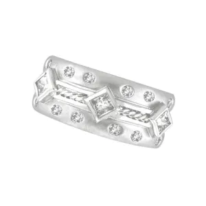 ANTIQUE STYLE DIAMOND RING BAND 14K OLD (0.69 CTW)