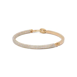 Aphelion Bracelet I 2/3 Pave I Yellow Gold