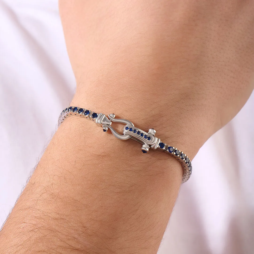 Atolyestone Iconic Tennis Bracelet in Silver