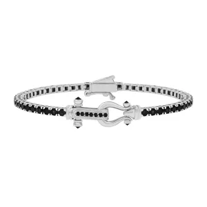 Atolyestone Iconic Tennis Bracelet in Silver