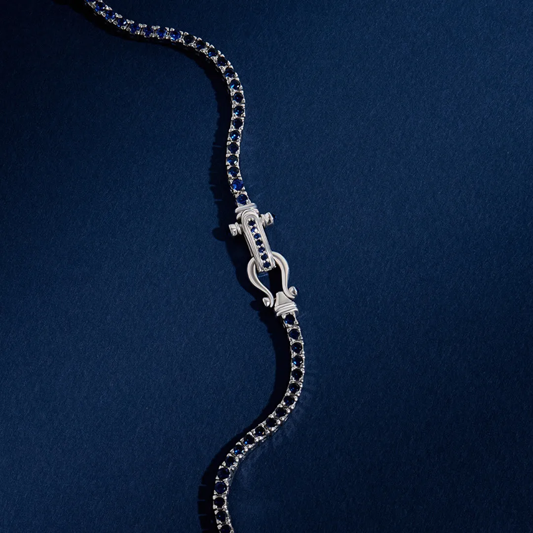 Atolyestone Iconic Tennis Bracelet in Silver