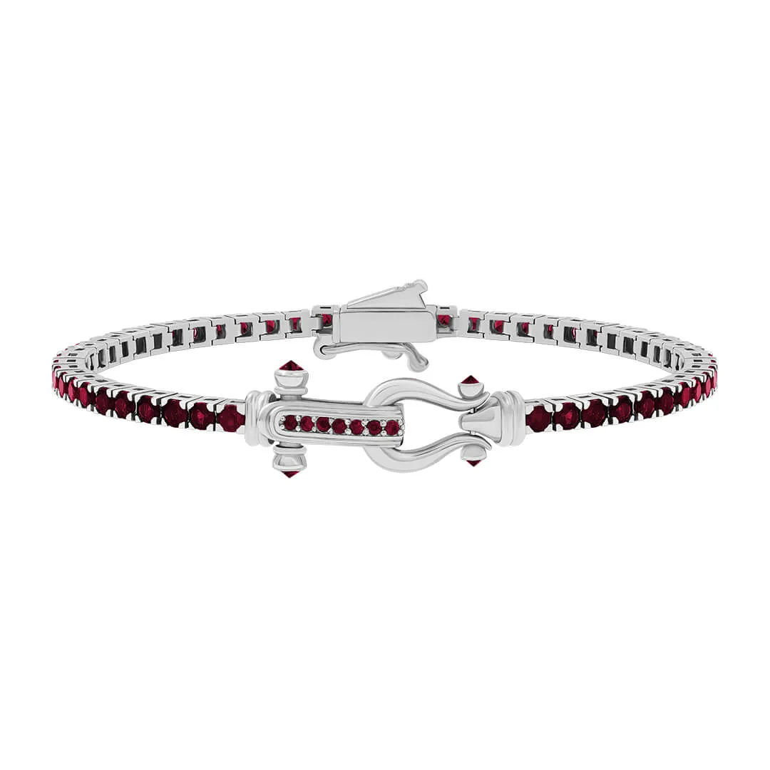 Atolyestone Iconic Tennis Bracelet in Silver