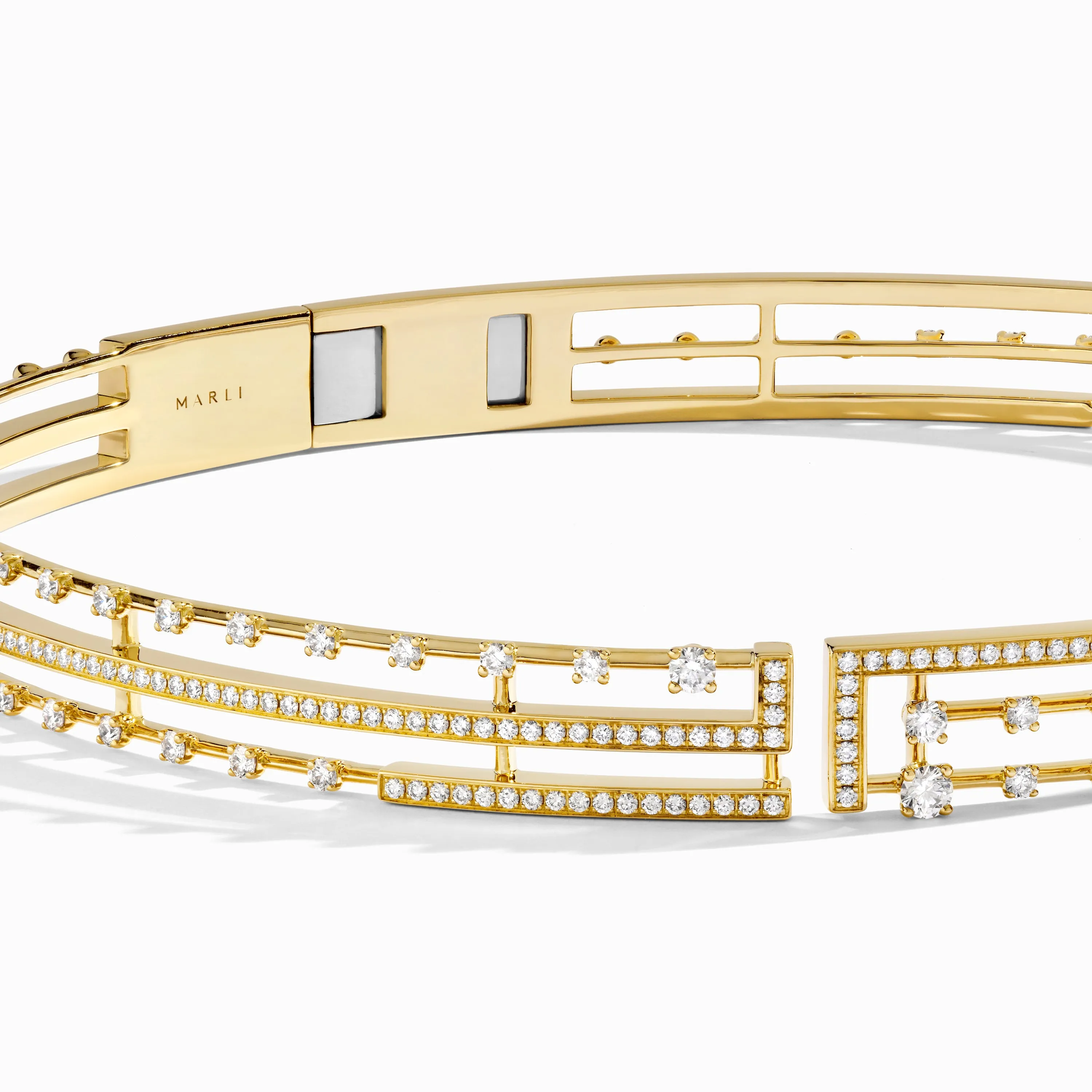 Avenues Open Hinged Collar Necklace