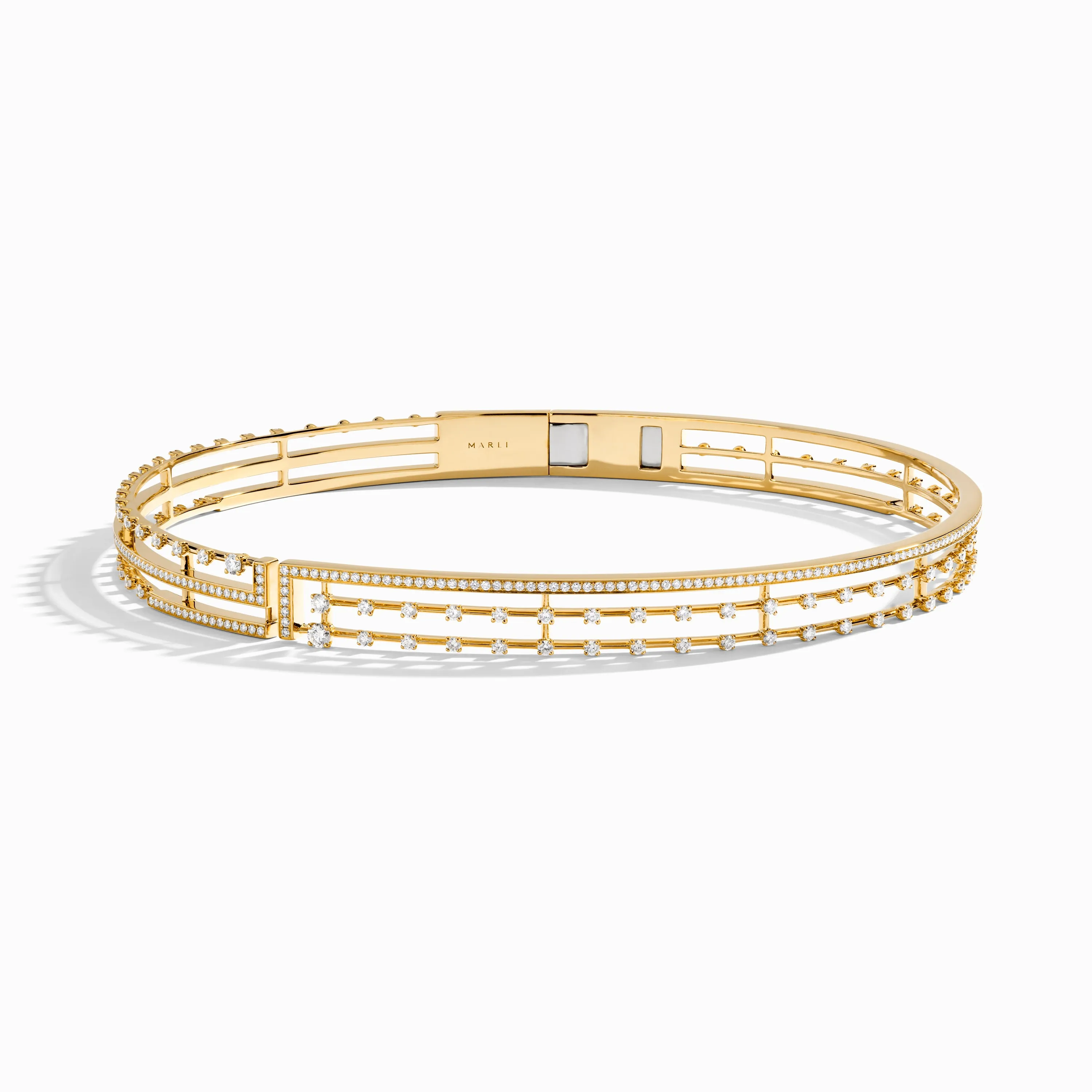 Avenues Open Hinged Collar Necklace