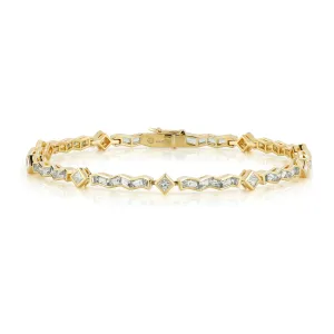 Awakenings Tennis Bracelet in All White Diamonds