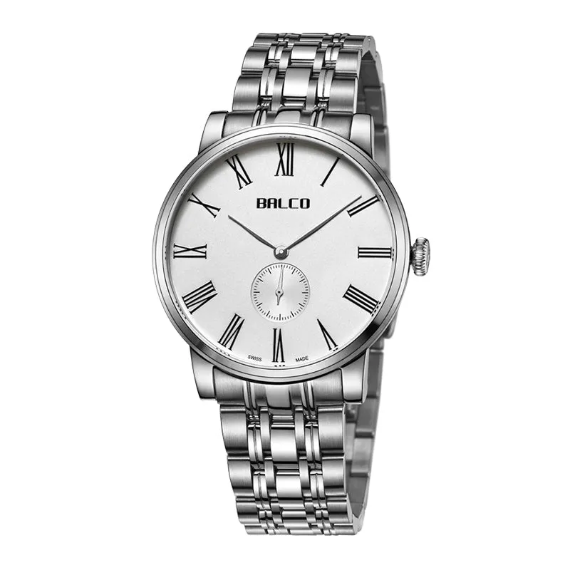 BALCO Quartz Watches For Men 40mm Classic Fashion Casual Clock