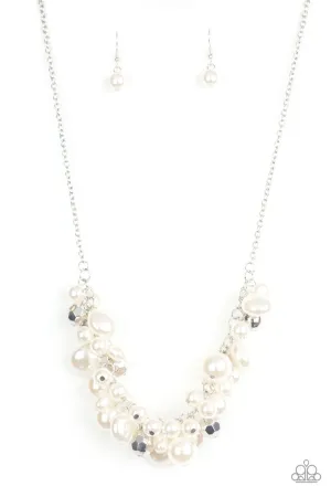 Battle of the Bombshells White Paparazzi Necklace