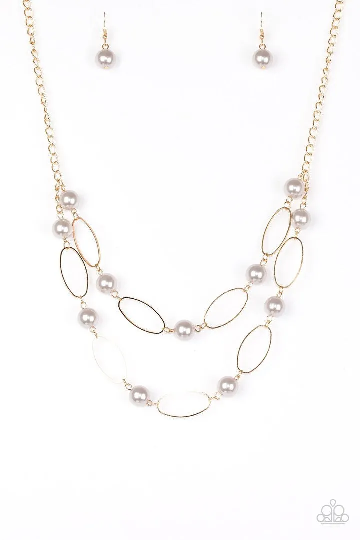 Best of Both POSH-ible Worlds Gold Paparazzi Necklace