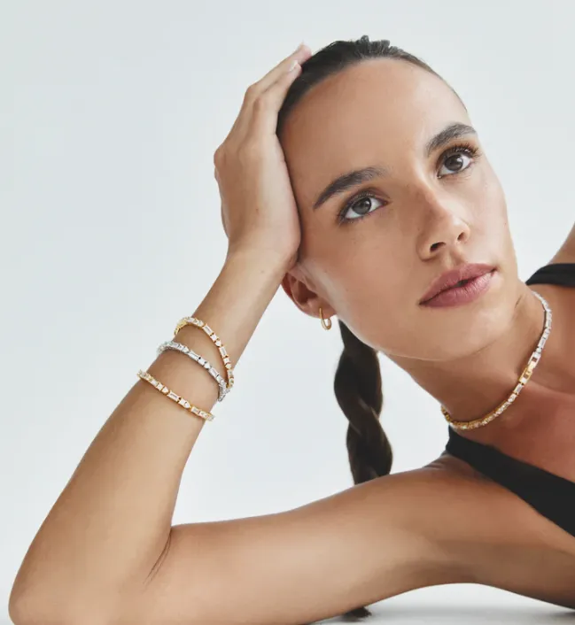 BILLIE Tennis Bracelet | Silver