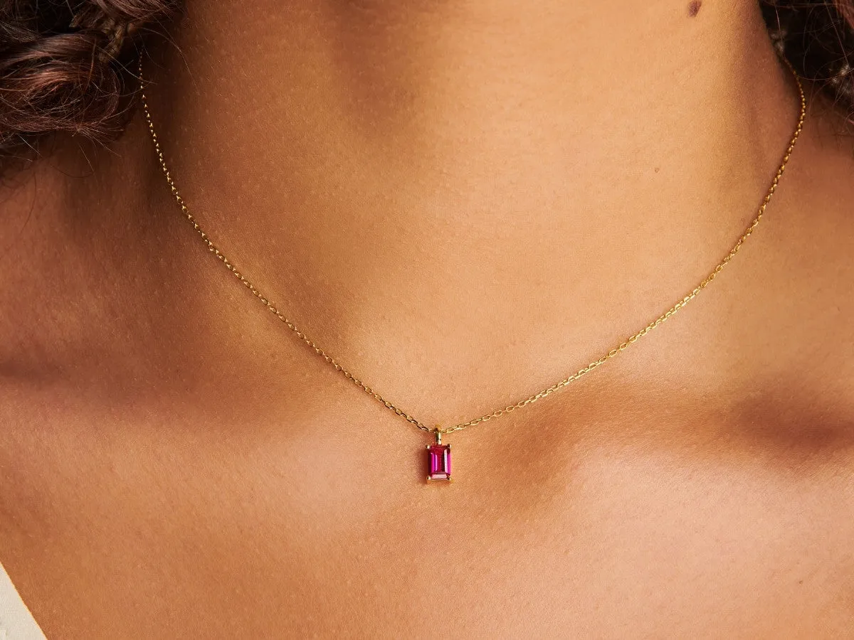 Birthstone Necklace - July
