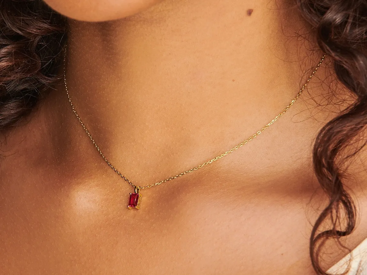 Birthstone Necklace - July