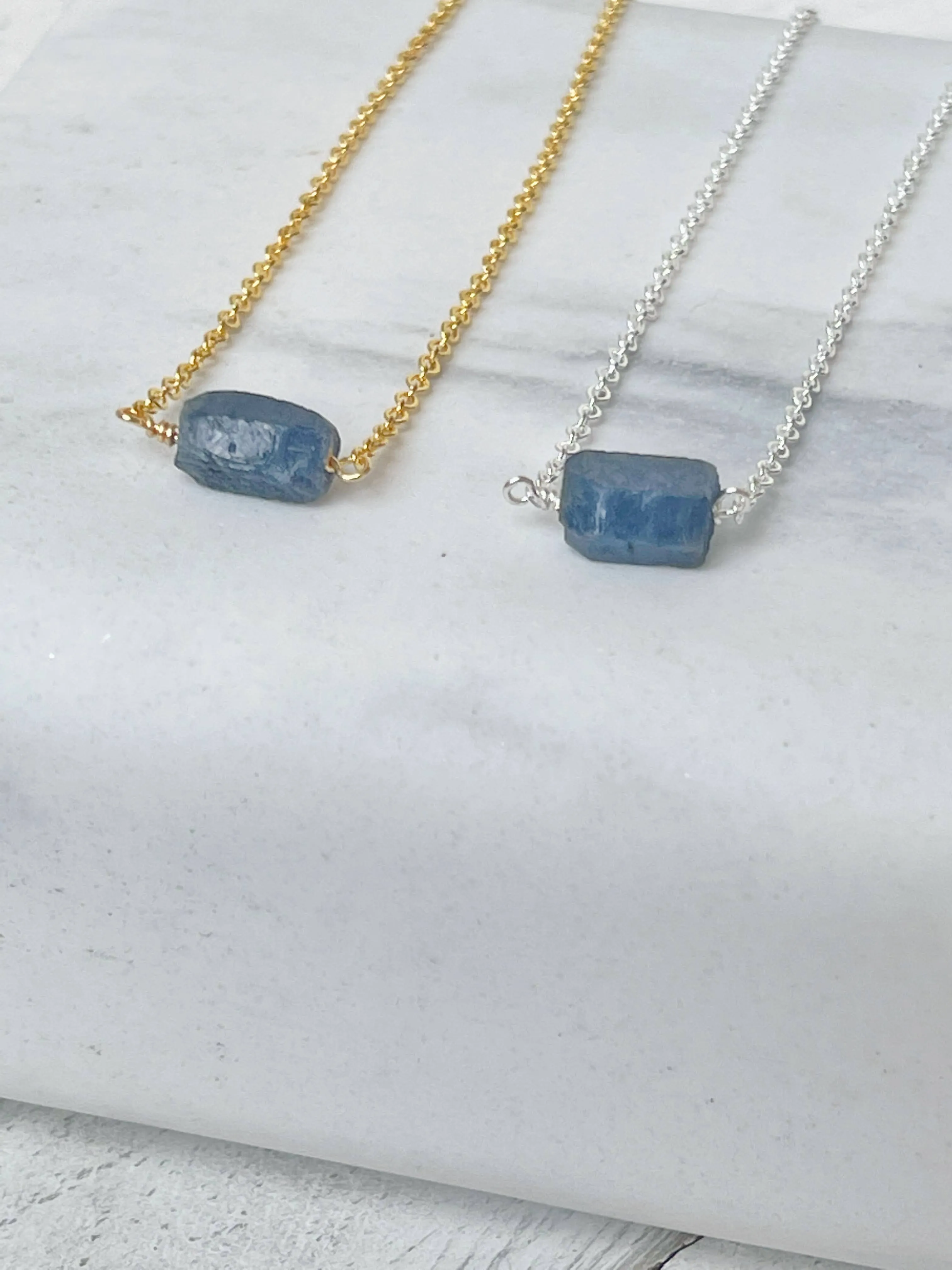 Birthstone Necklace - September - Sapphire