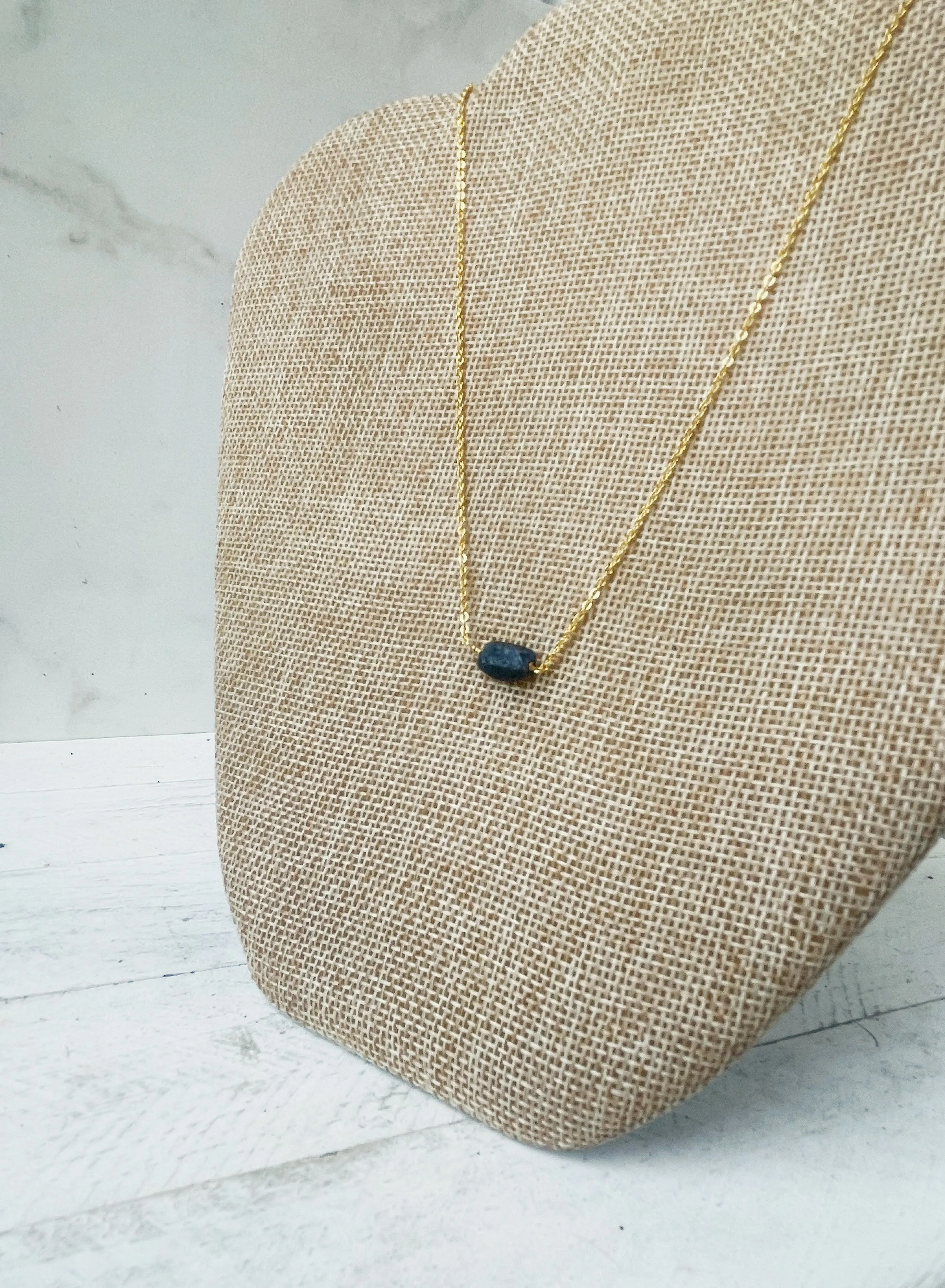 Birthstone Necklace - September - Sapphire