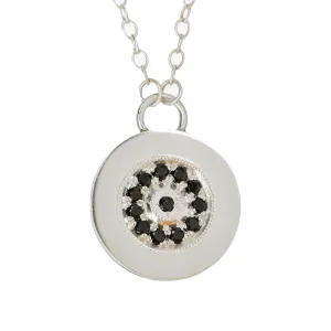 Black Spinel Pavé Necklace
