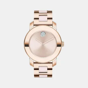 Bold Ceramic Women's Analog Stainless Steel Watch 3600799