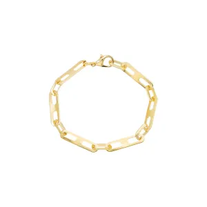 Boxed Elongated Mariner Chain Bracelet