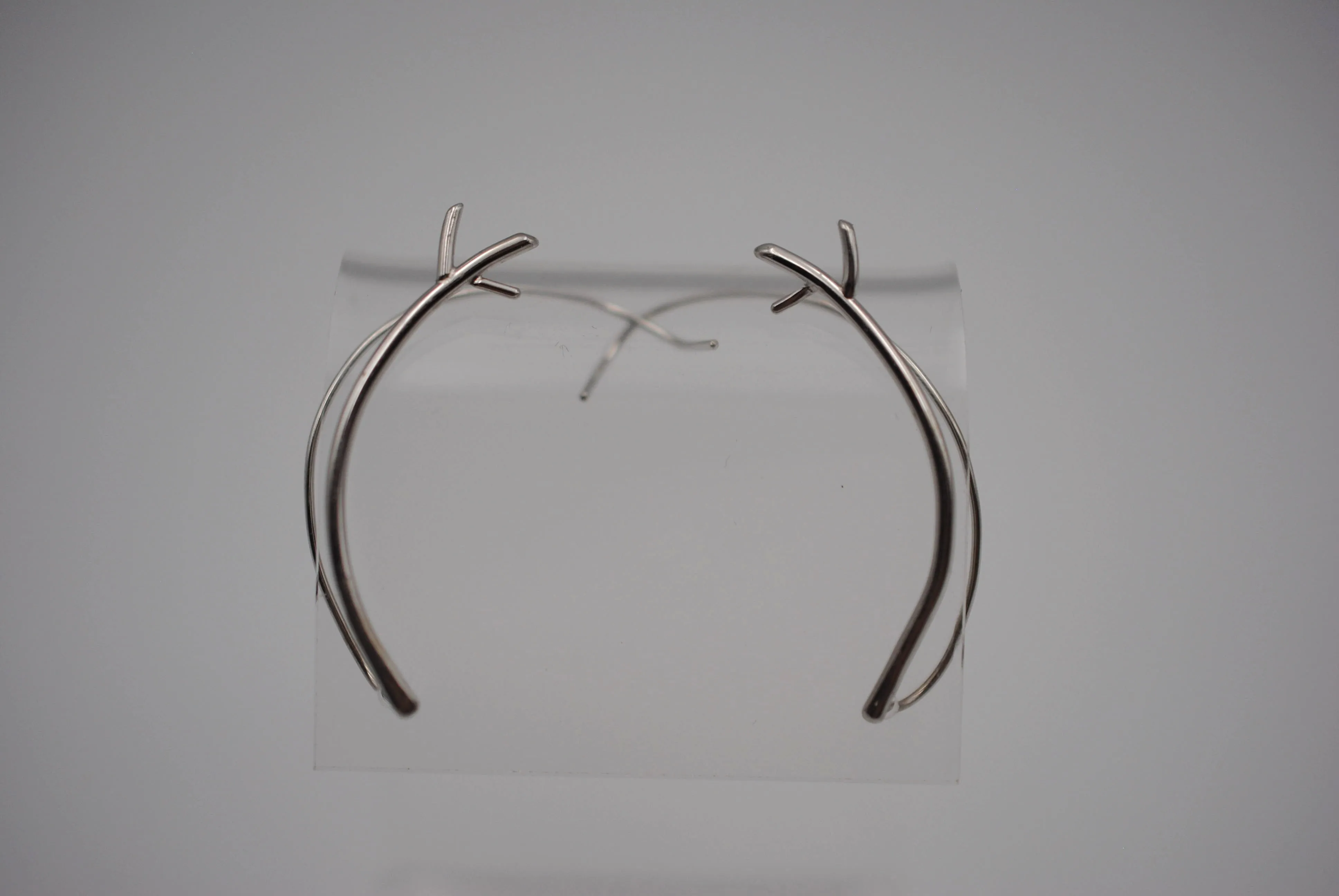 Branch Rhodium Roots Ear Climbers