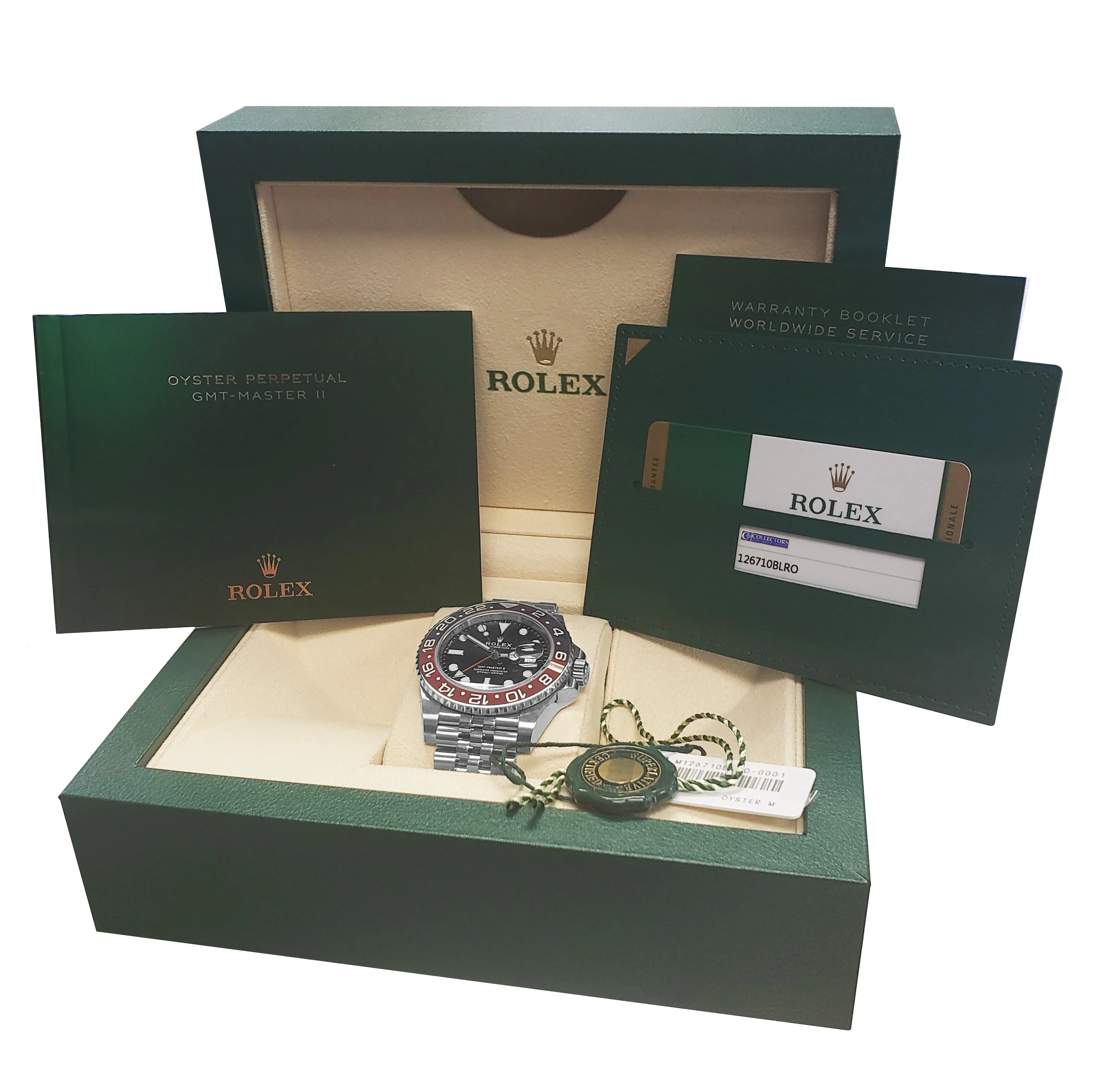 BRAND NEW 2020 Rolex GMT-Master II 'PEPSI' Red Blue Ceramic Watch 126710 BLRO