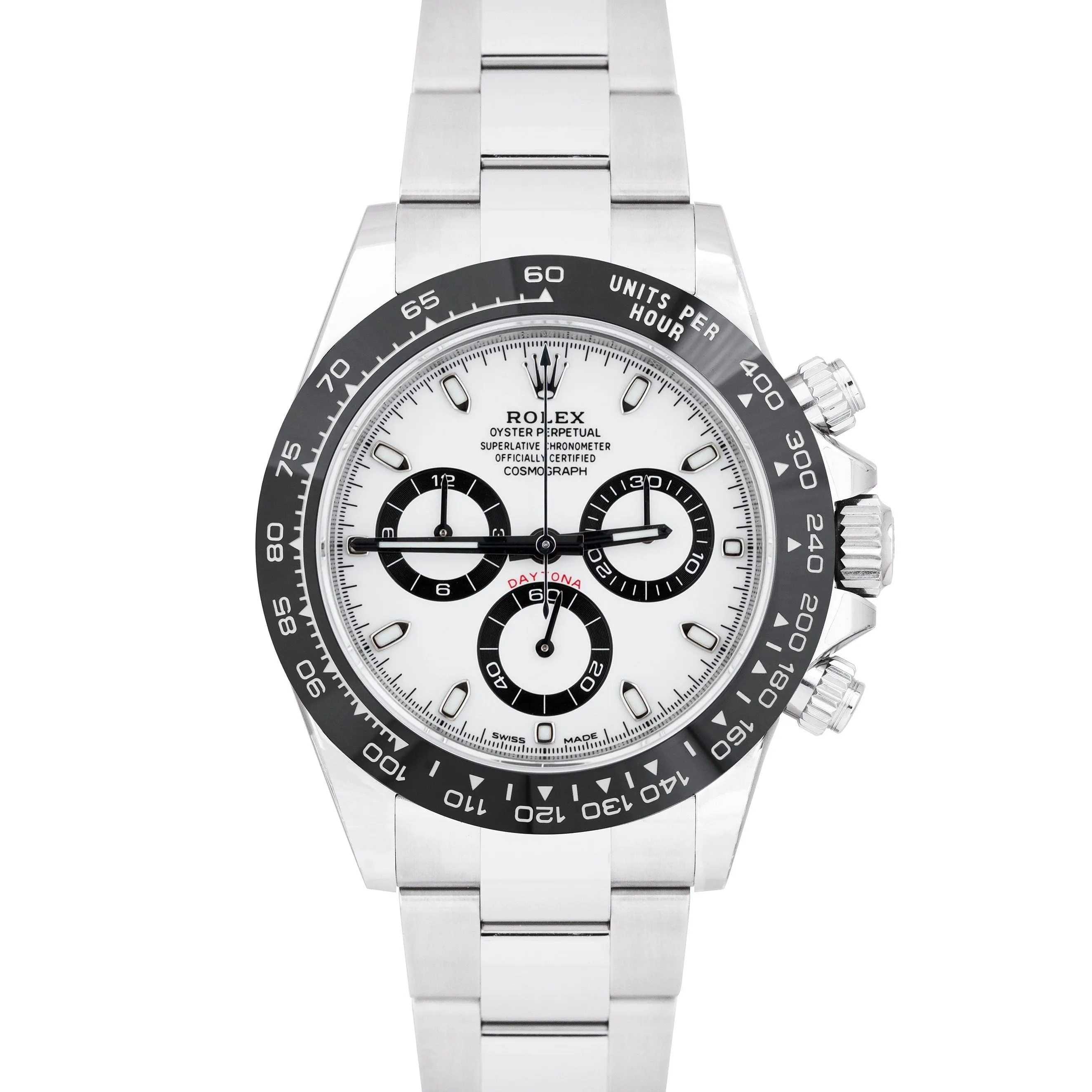 BRAND NEW OCTOBER 2021 Rolex Daytona Cosmograph PANDA Steel White 116500 LN B P