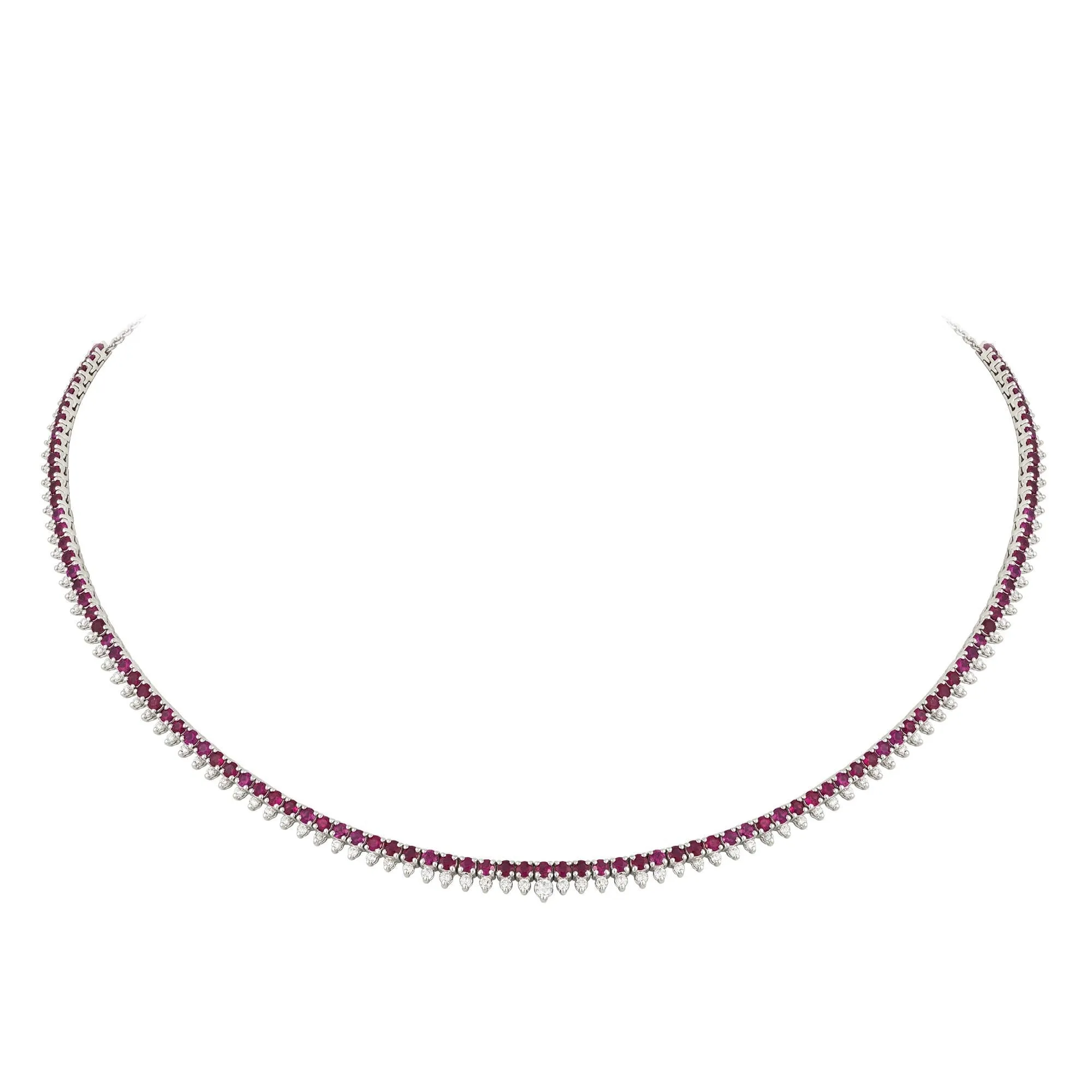 Breathtaking Diamond 18K White Gold Necklace for Her