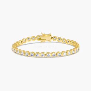 Bubble Bezel Tennis Bracelet