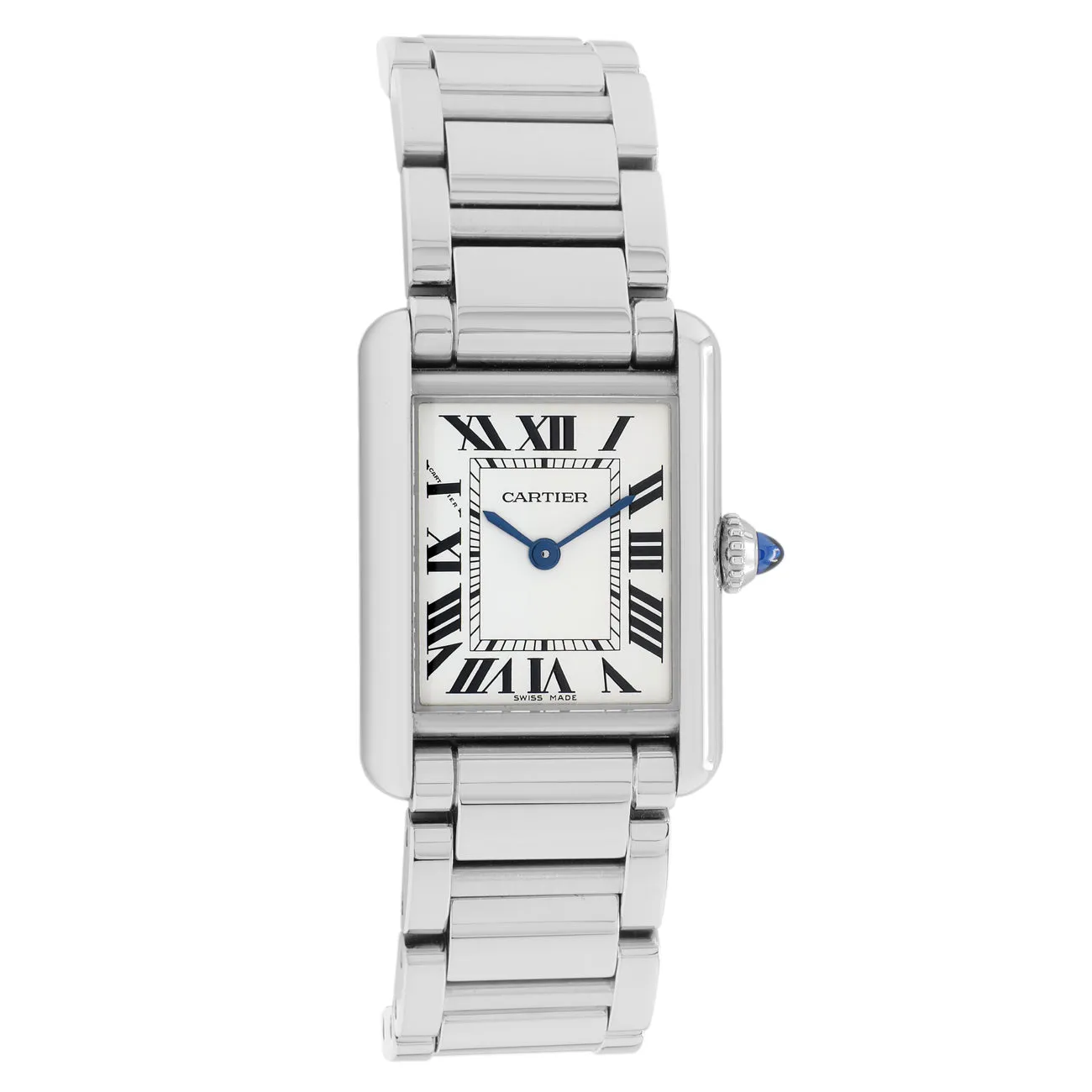 Cartier Stainless Steel Tank Must Small Quartz WSTA0051