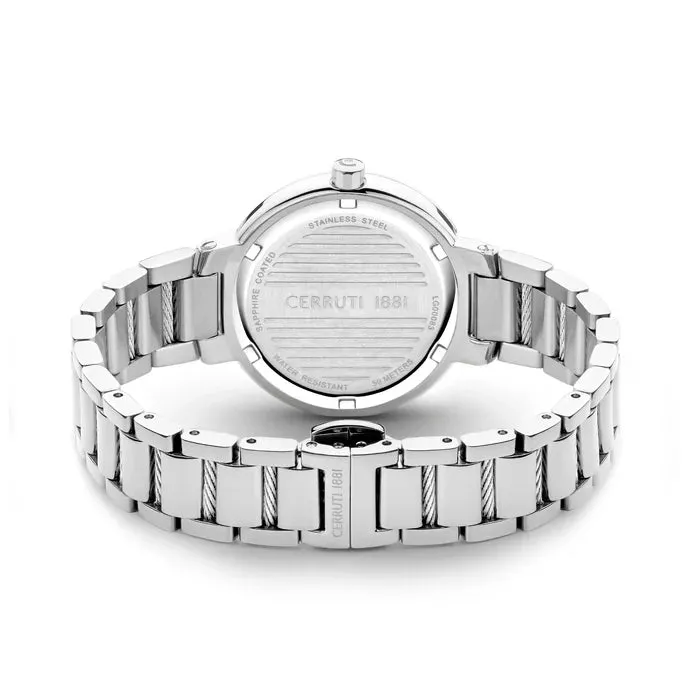 Cerruti 1881 Gardena Ladies Blue dial Stainless Steel Watch
