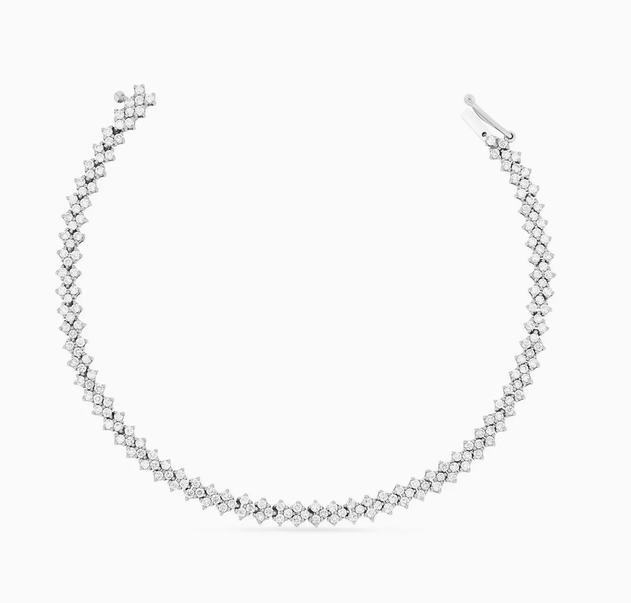 Chevron Tennis Bracelet