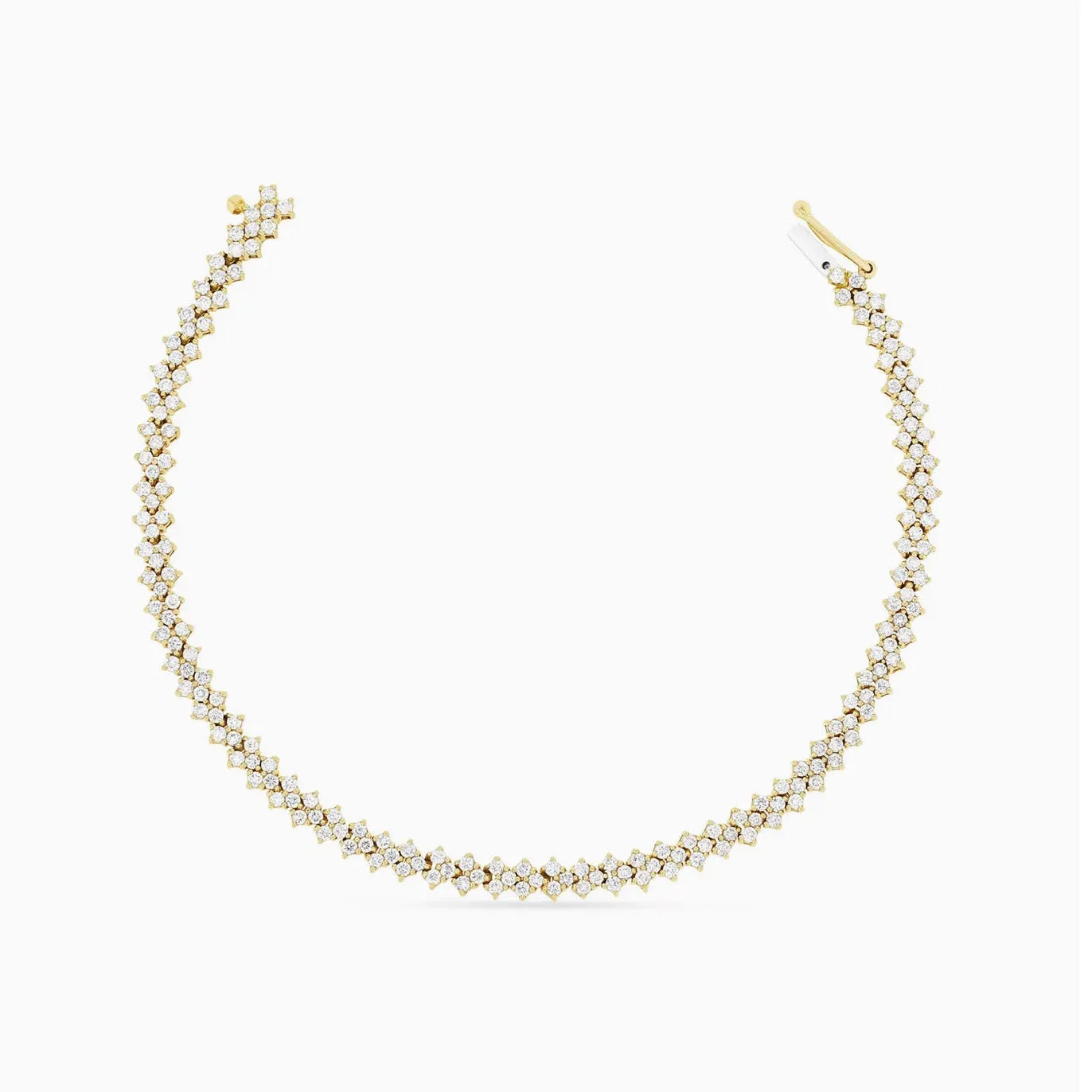 Chevron Tennis Bracelet