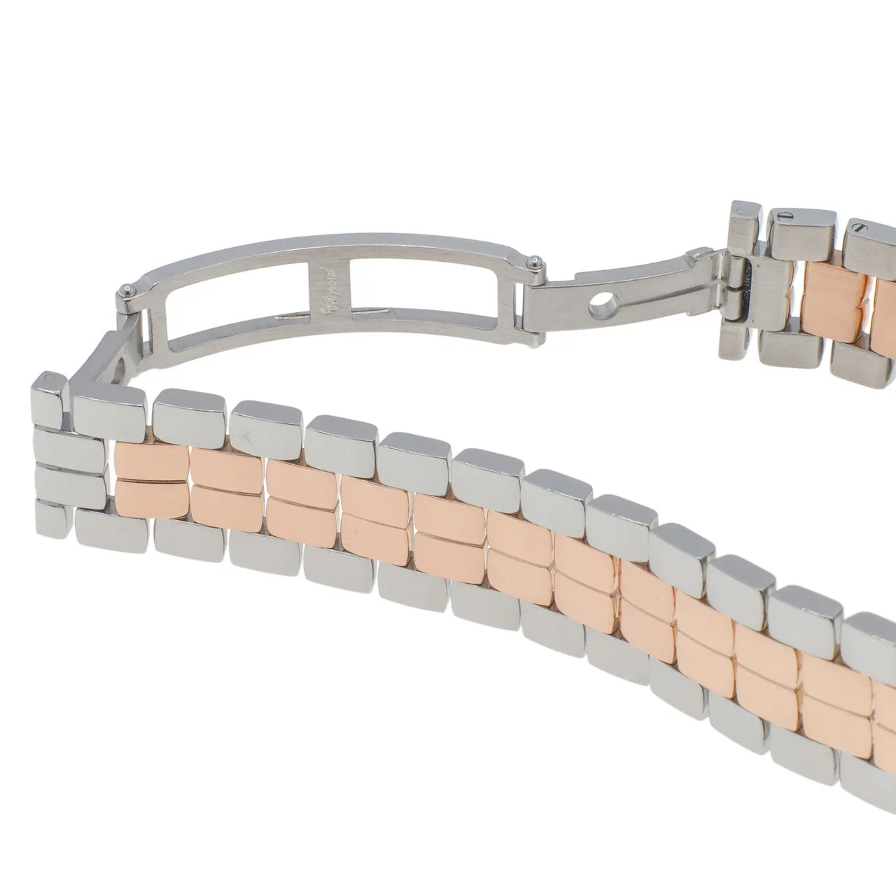 Chopard Stainless Steel 18K Rose Gold Happy Sport 278509-6003