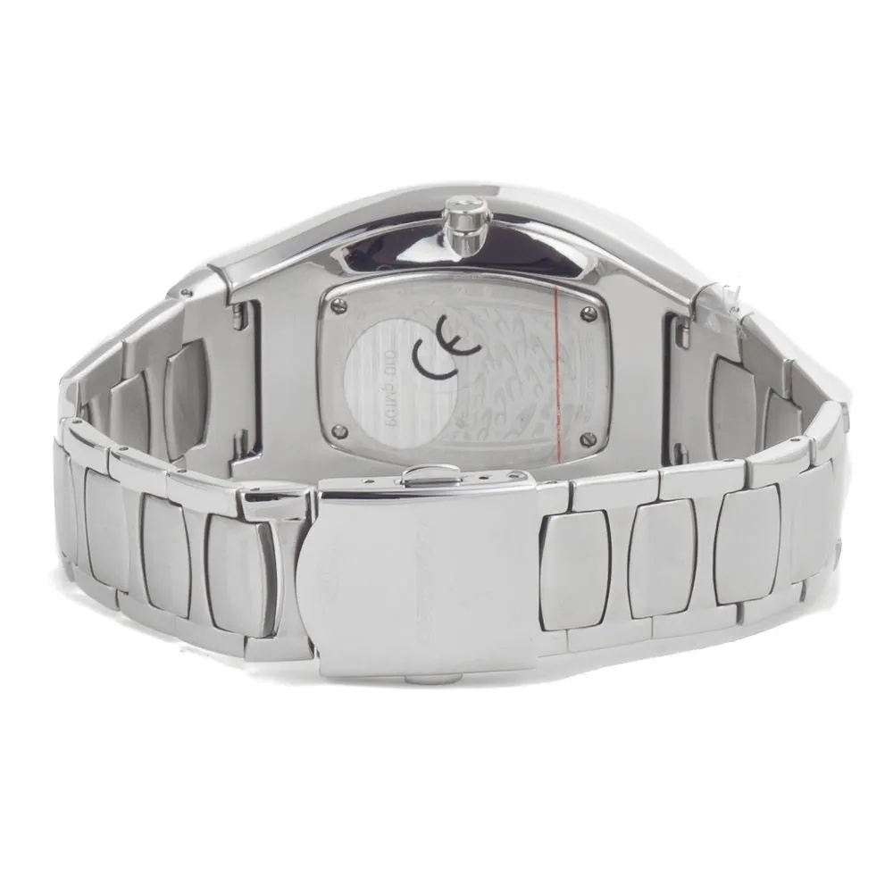 Chronotech Silver Stainless Steel Watch