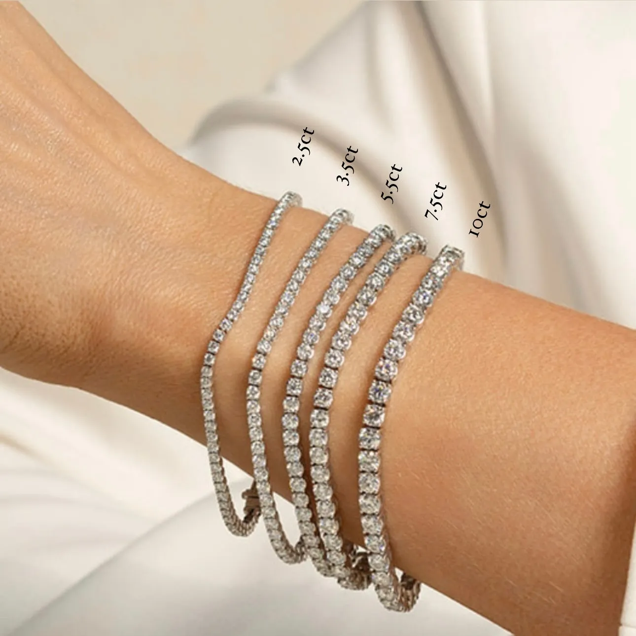 Classic Moissanite Tennis Bracelet