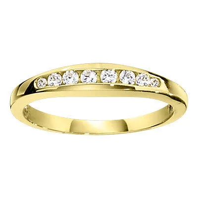 Classic Tapered Channel Set Engagement Ring Setting