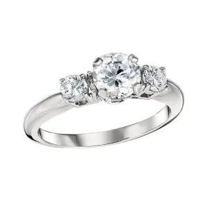 Classic Three Stone Engagement Rings