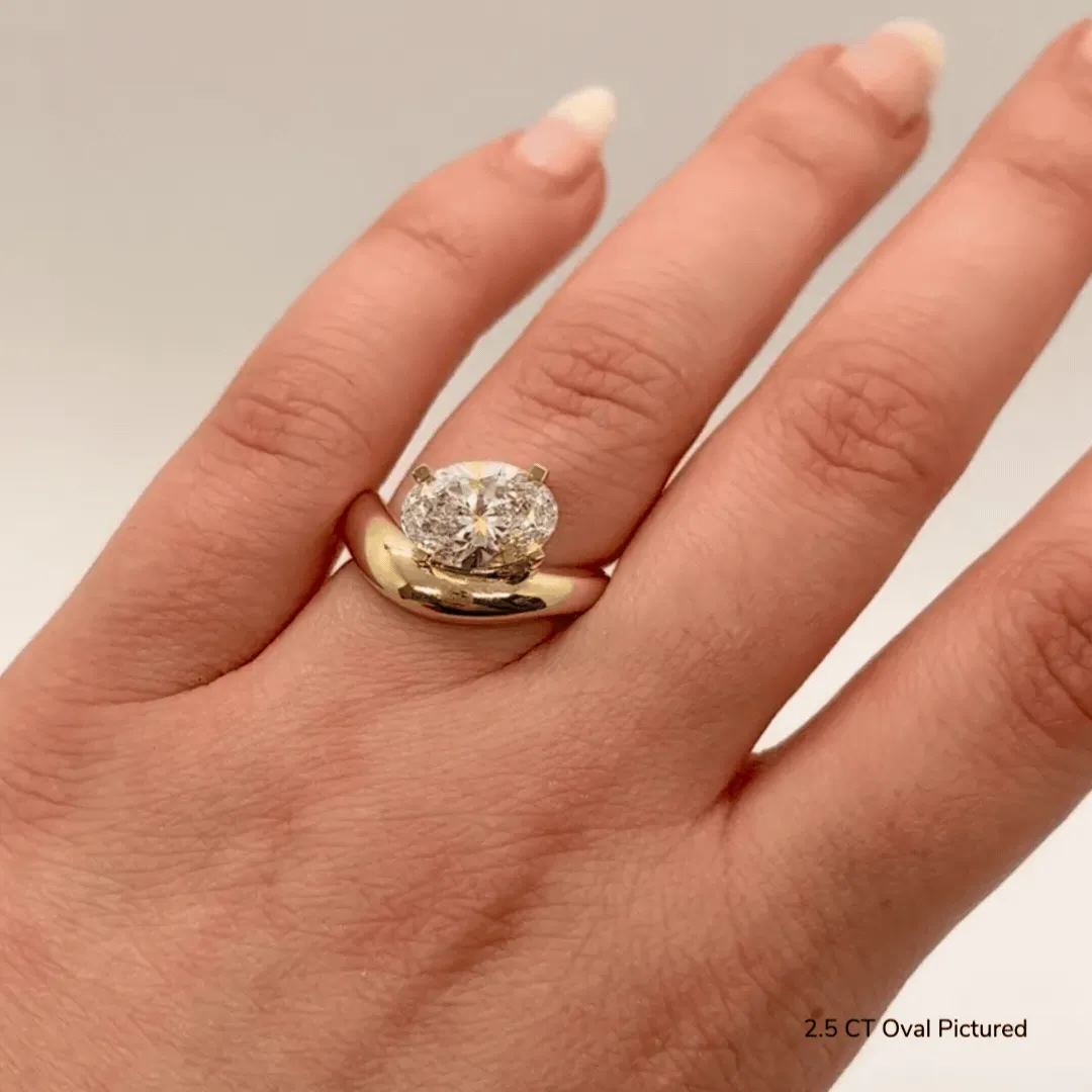 Cloud Oval Ring