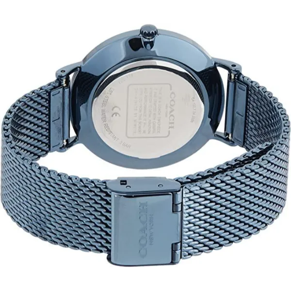 Coach Perry Blue Mesh Bracelet Blue Dial Quartz Watch for Ladies - 14503824